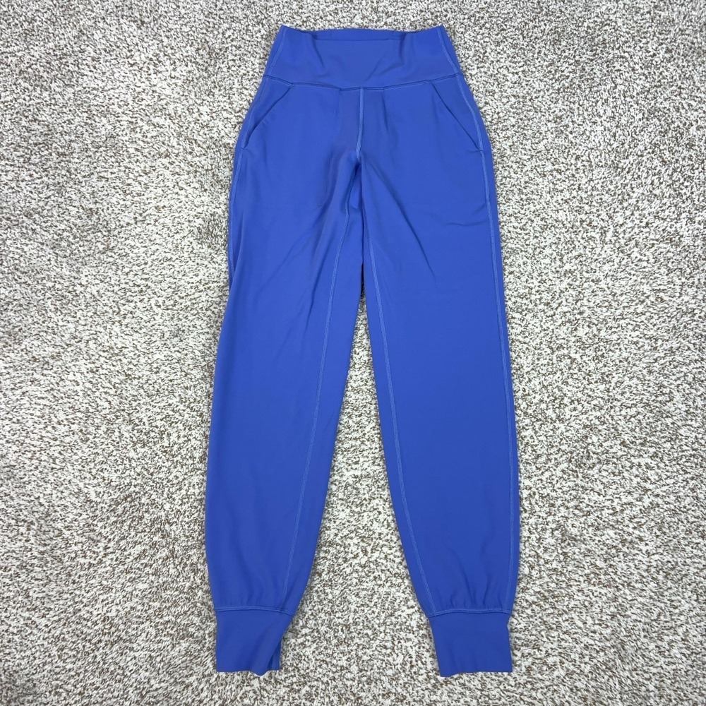 Lululemon Pants Womens 2 Blue Jogger Align High Rise Tapered Pockets Yoga Gym